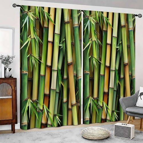 Green bamboo forest - green,
