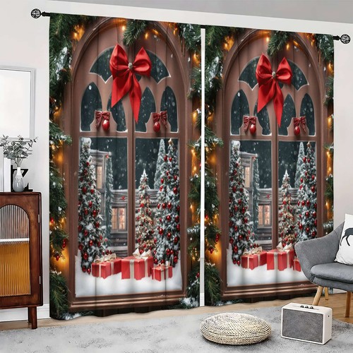 2pcs christmas tree bow gift - 2pcs,