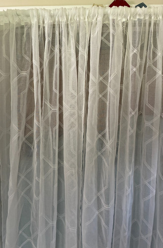 Curtain panels white sheer - 4,