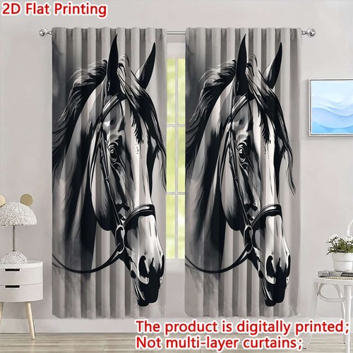 Panels blackout drapes horse - drapes,
