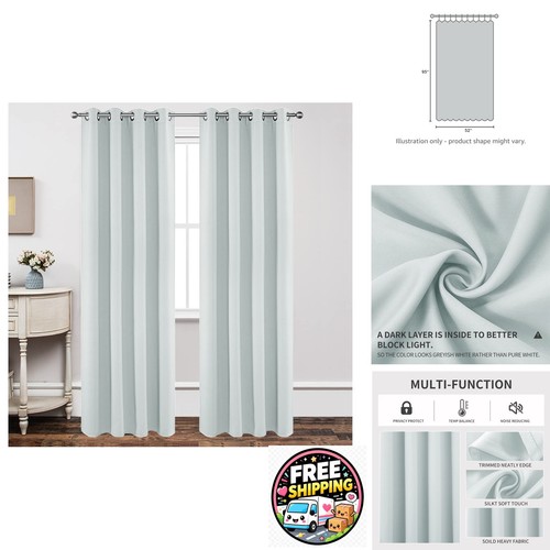 Joydeco white curtains - joydeco, 2
