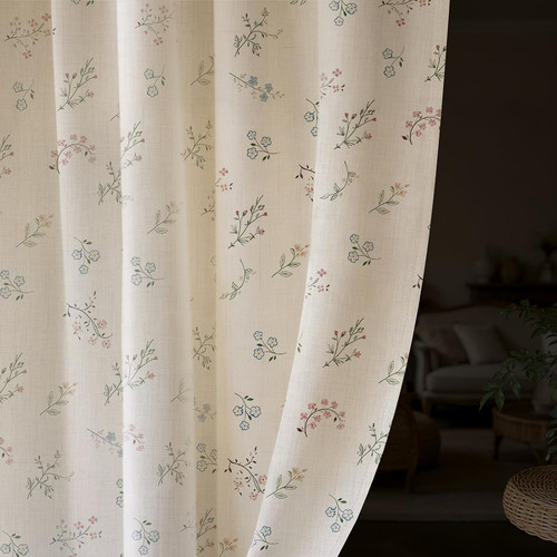 Vintage floral 100 blackout - vintage,