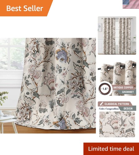 Antique floral grommet - antique,