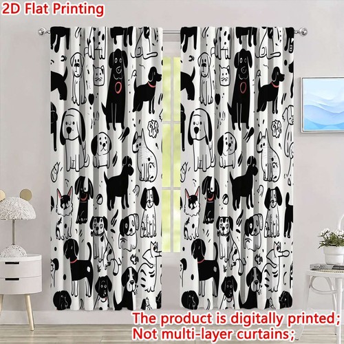 Panels blackout drapes black - blackout,