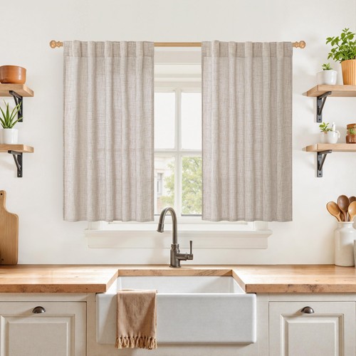 Inch length linen curtains - length,