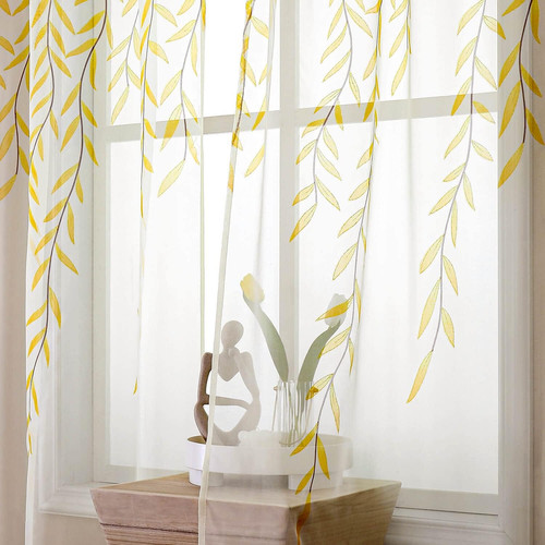 Yellow leaf sheer - yellow,
